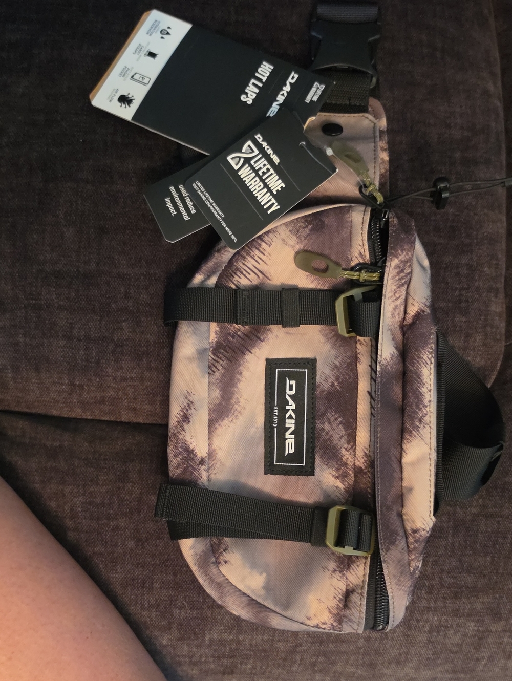 Dakine Tan/Brown Camo Patterned Belt Bag